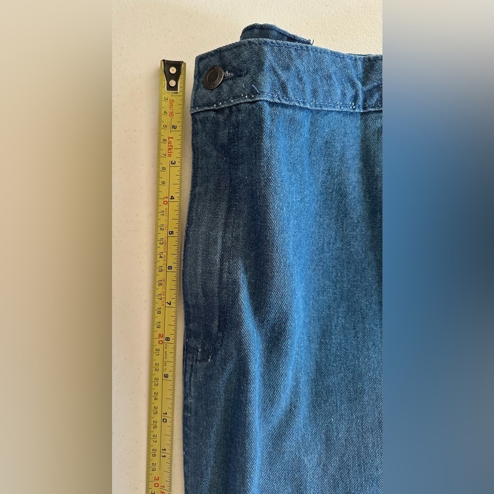 Jessica London’s  Classic Cotton Denim Midi Skirt Size 30W - Picture 4 of 5